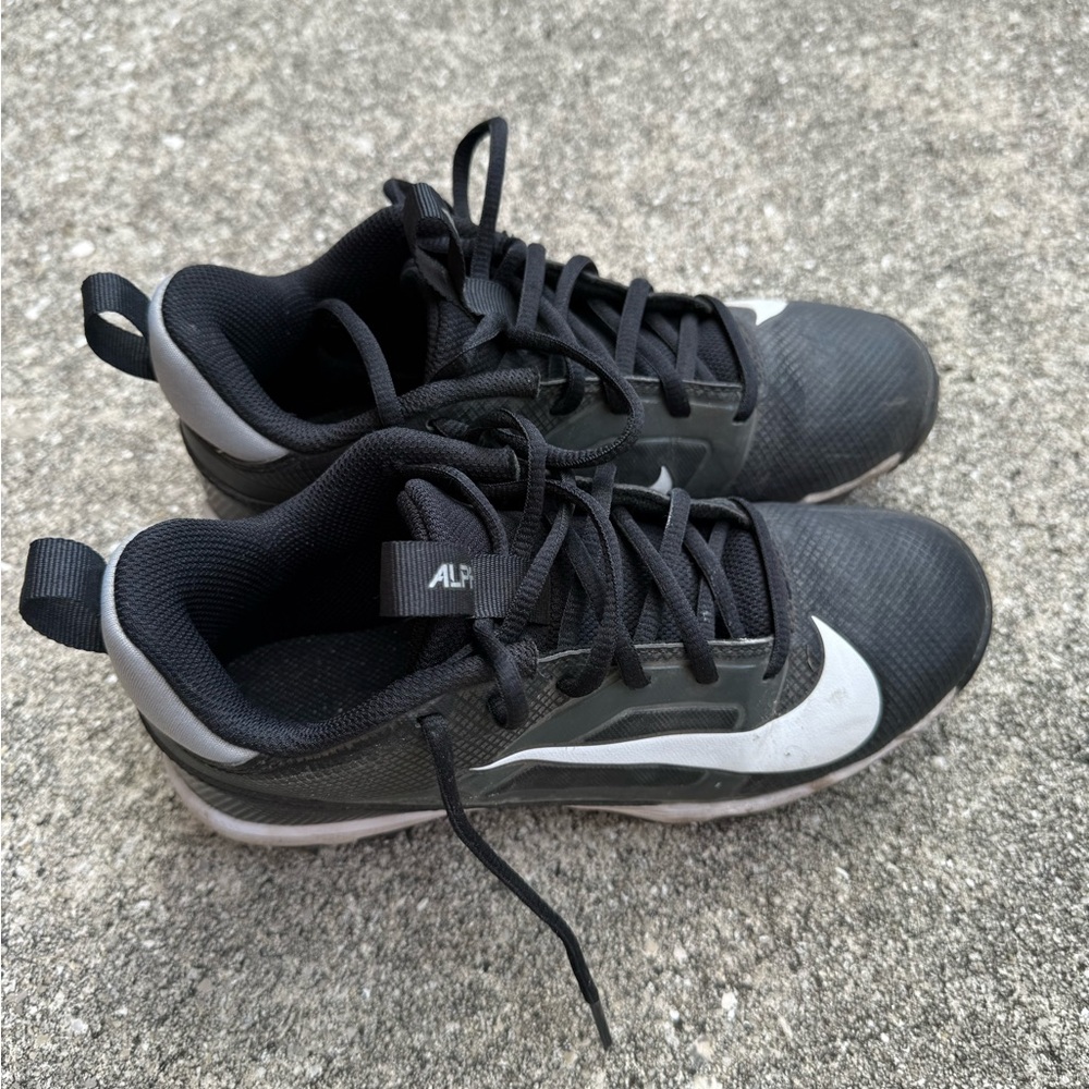 Black and White Nike Cleats